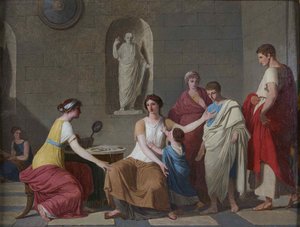 Cornelia, mãe dos Gracchi, c. 1793