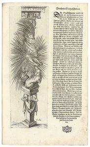 Coluna decorada com uma forma de animal, 1604 de Joseph Boillot