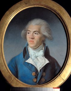 Retrato de Antoine Pierre Joseph Marie Barnave, advogado, personagem da revolução francesa (1761-1793). Pastel de Joseph Boze (1744-1826)