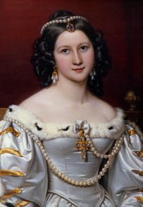 Retrato de Charlotte Pintura de Joseph Karl Stieler (1781-1858) de Joseph Carl Stieler