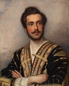 Retrato do príncipe Grigory Grigorievich Gagarin 1810-1893, 1837-1839. de Joseph Carl Stieler