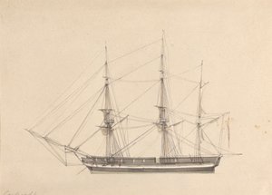 Vista Lateral de Barque Único de Joseph Cartwright