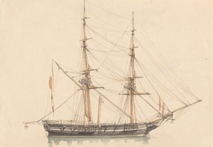 Brigantino solteiro, Vela Enrolada