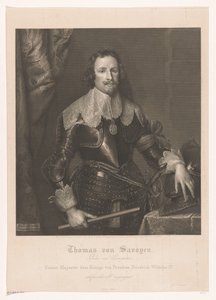 Portret van Francesco Tommaso van Savoye, príncipes van Carignano de Joseph Caspar