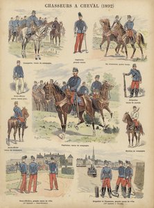 Chasseurs a cheval of the French army