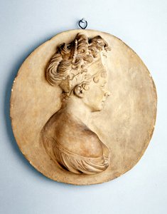 Relevo circular da Madame Recamier, c.1801-1802 (terracota)