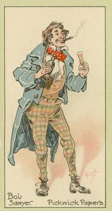 Bob Sawyer, Pickwick Papers (litografia a cores)