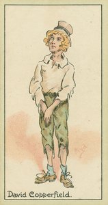 David Copperfield (litografia a cores) de Joseph Clayton (1856-1937) (after) Clarke