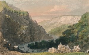 Vale de Linmouth, Devon norte, c1830.