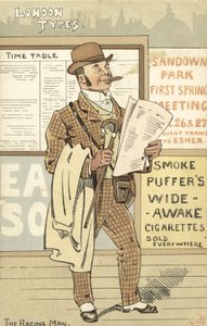 Tipos de Londres, o homem de corrida de Joseph Clayton Clarke