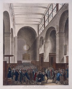 Bolsa de Valores, Bartholomew Lane, Londres, 1809