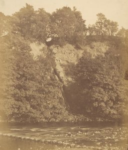 Bolton Priory. The Stepping Stones, 1850s. de Joseph Cundall