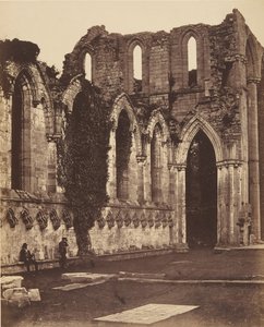 Abadia de Fountains. Interior do Coro, 1850s.