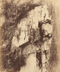Abadia das Fontes. A Rocha do Eco, década de 1850.