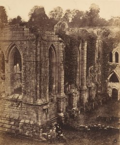 Abadia das Fontes. O Refeitório e a Cozinha, década de 1850.