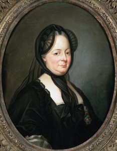 Retrato de Marie Therese da Áustria, Imperatriz e Rainha da Hungria e Boheme (óleo sobre tela de Joseph Ducreux