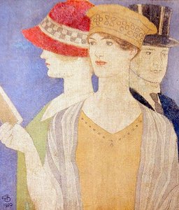 Visitantes a uma Exposição de Joseph Edward Southall