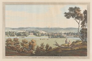Court Garden e Great Marlow de Joseph Farington