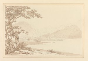 Cabeça de Ullswater de Joseph Farington