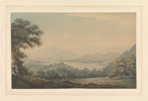 Extremidade inferior da água do Ullswater de Joseph Farington