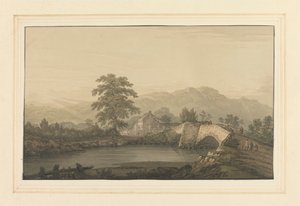 No. Entrada em Keswick & Bridge de Joseph Farington