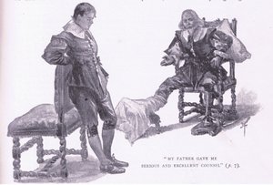 O meu pai deu-me um conselho sério (litho) de Joseph Finnemore