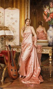 Uma Dama Elegante no Interior,