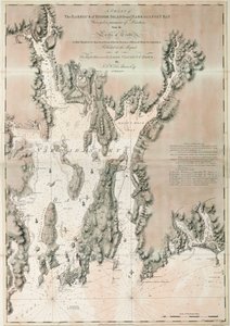 Carta da Baía de Ipswich e do Cabo Ann, costa atlântica da América do Norte