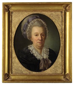Retrato da princesa Yekaterina Ivanovna Cherkasova 1727-1797, nascida Hedvig Elisabeth von Biron, 1781 de Joseph Friedrich August Darbes