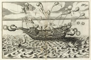 Ilustração da Arquitetura Naval de J. Furttenbach de Joseph Furttenbach