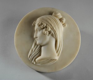 Medallion Portrait of Mrs Elizabeth Allan