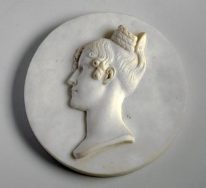 Retrato do Medalhão da Sra. Mary Brooke