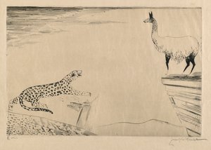 Jaguar e Llama de Joseph Hecht
