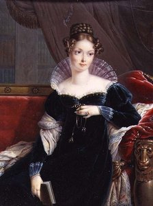Lady George William Russell Holding a Book, c.1817 de Joseph Heigel