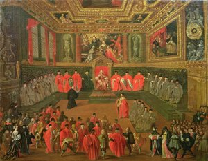 Audiência com o Doge no Colégio do Palácio Ducale
