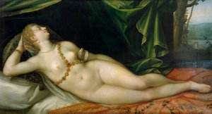 Vénus a dormir, de Joseph Heintz o Ancião (1564-1609).
