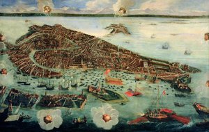 Vista aérea de Veneza