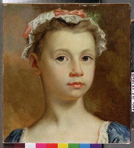 Esboço de uma jovem garota, c.1730-40 de Joseph Highmore