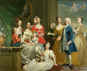 A Família de Eldred Lancelot-Lee, 1736