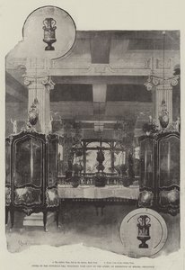 China da era vitoriana, incluindo vaso emprestado pela rainha, em exposição na Messers Phillips&39;s de Joseph Holland Tringham