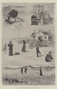 Campeonato de golfe feminino em Portrush, Irlanda de Joseph Holland Tringham