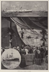Lançamento do HMS Victorious at Chatham