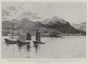 A mais recente demanda da Rússia na China, Shan Hai Kwan, requisitada com vista a conectar Pequim com a Ferrovia Manchu de Joseph Holland Tringham