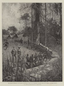 A Expedição Ashanti, um Alarme em Ejuvassi, a Caminho de Coomassie, Houssas acaba por repelir um Suposto Ataque de Joseph Holland Tringham
