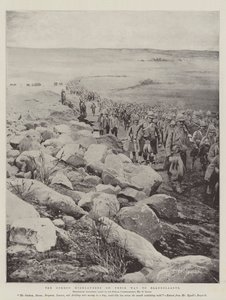 Os Highlanders Gordon a caminho de Elandslaagte