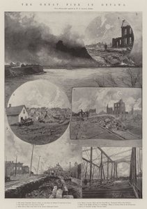 O grande incêndio em Ottawa