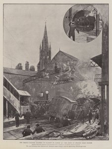 O grave acidente ferroviário em Glasgow em 30 de agosto, a cena na estação Charing Cross