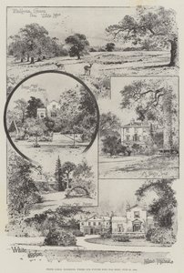Loja Branca, Richmond, onde nasceu o nosso Futuro Rei, 23 de Junho de 1894 (gravura)