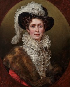 Carolina de Baden 1776-1841, Rainha da Baviera, 1823. de Joseph Carl Stieler