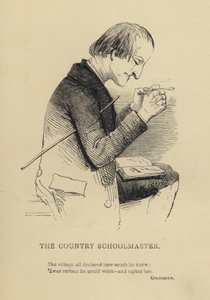 Kenny Meadows: The Country Schoolmaster (gravura)